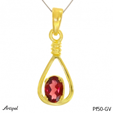 Pendentif PF50-GV en Grenat véritable