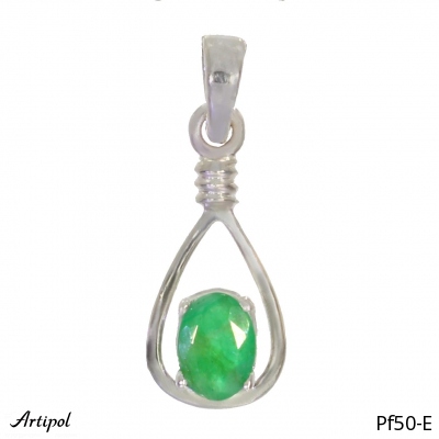 Pendant PF50-E with real Emerald