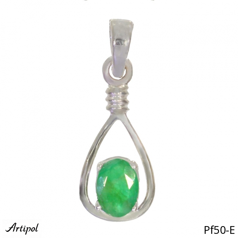 Pendentif PF50-E en Emeraude véritable