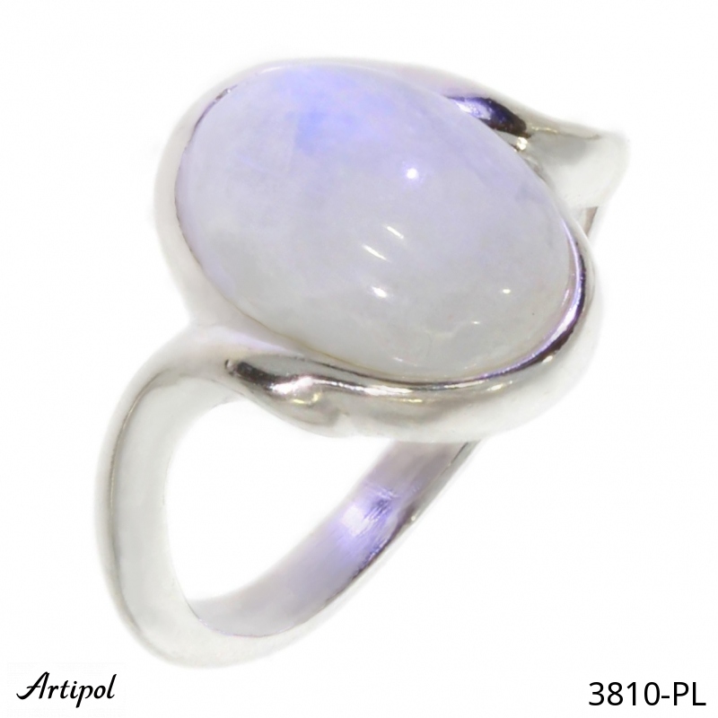 Ring 3810-PL with real Moonstone
