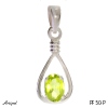Pendant PF50-P with real Peridot