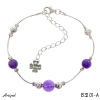 Bracelet B3201-A with real Amethyst