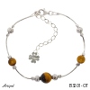 Bracelet B3201-OT with real Tiger’s Eye