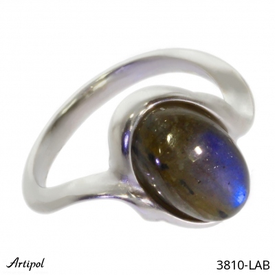 Ring 3810-LAB with real Labradorite