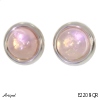 Boucles d'oreilles E2208-QR en Quartz rose véritable