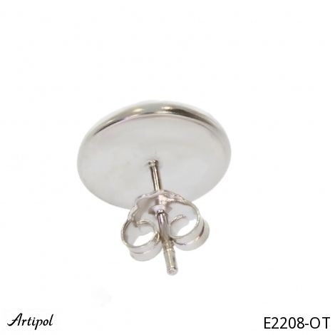 Earrings E2208-OT with real Tiger’s Eye