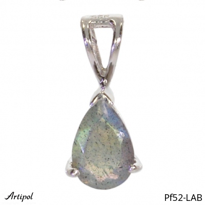 Pendant PF52-LAB with real Labradorite