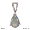 Pendentif PF52-LAB en Labradorite véritable