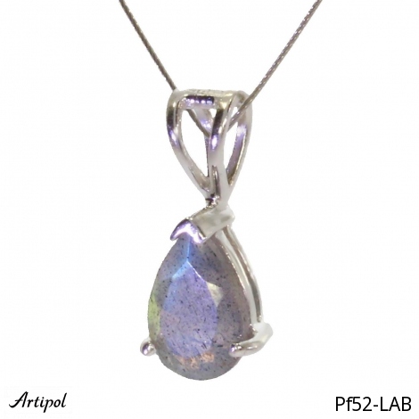 Pendentif PF52-LAB en Labradorite véritable
