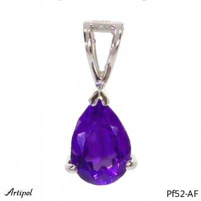Pendant PF52-AF with real Amethyst faceted