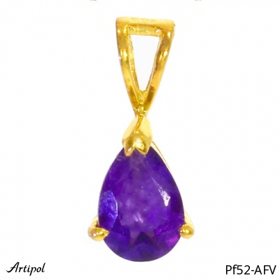 Pendentif PF52-AFV en Améthyste véritable