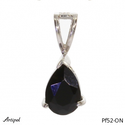 Pendant PF52-ON with real Black onyx