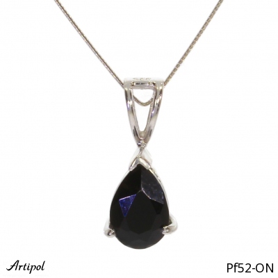 Pendant PF52-ON with real Black Onyx