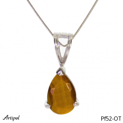 Pendentif PF52-OT en Oeil de tigre véritable