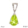 Pendant PF52-P with real Peridot