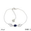 Armreif B4801-S mit echter Saphir