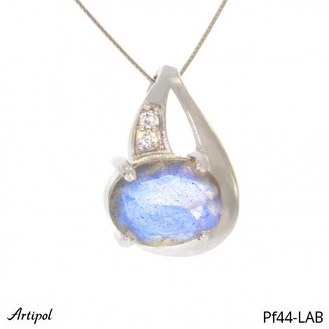 Pendant PF44-LAB with real Labradorite