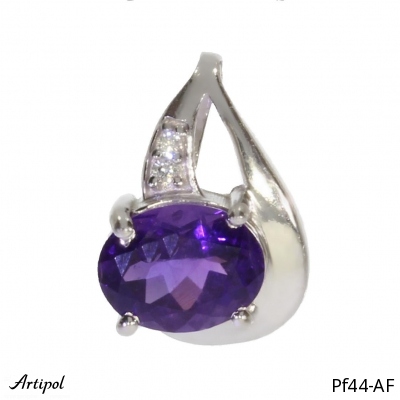 Pendant PF44-AF with real Amethyst faceted