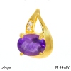Pendant PF44-AFV with real Amethyst