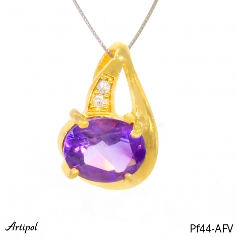 Pendant PF44-AFV with real Amethyst