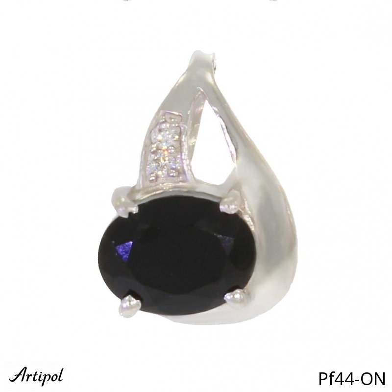 Pendant PF44-ON with real Black Onyx