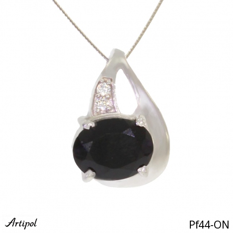 Pendentif PF44-ON en Onyx noir véritable