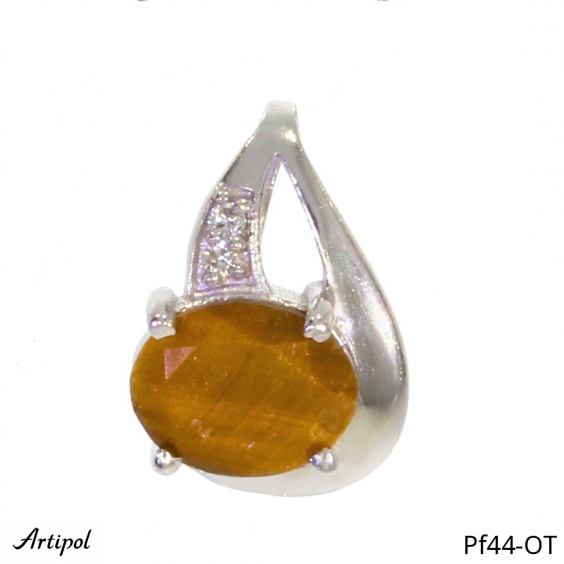 Pendentif PF44-OT en Oeil de tigre véritable