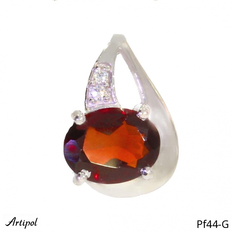 Pendant PF44-G with real Garnet