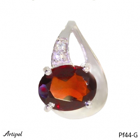 Pendant PF44-G with real Garnet