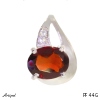 Pendant PF44-G with real Garnet