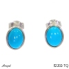 Earrings E2202-TQ with real Turquoise