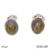 Boucles d'oreilles E2202-LAB en Labradorite véritable
