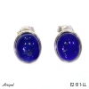 Kolczyki E2611-LL z Lapisem lazuli