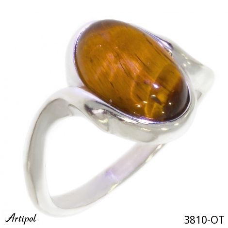Ring 3810-OT with real Tiger Eye