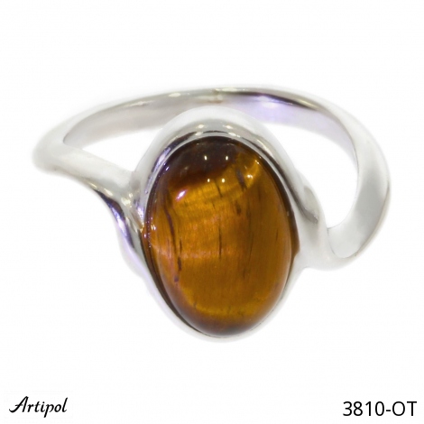 Pierścionek 3810-OT z Okiem tygrysim
