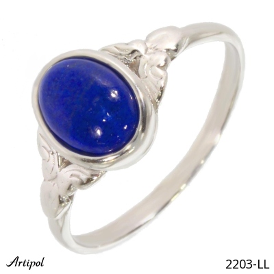 Bague 2203-LL en Lapis-lazuli véritable