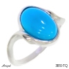 Ring 3810-TQ mit echter Türkis
