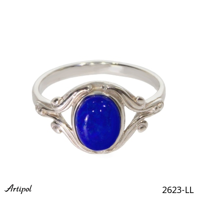 Ring 2623-LL with real Lapis lazuli