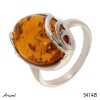 Ring 5414-B with real Amber