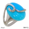 Ring 5804-TQ with real Turquoise