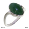 Ring 3810-J with real Jade