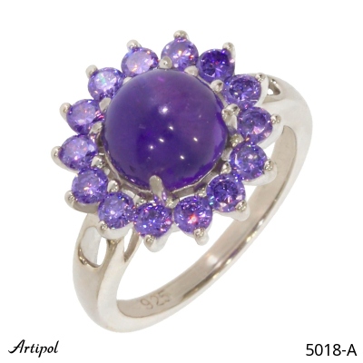 Ring 5018-A with real Amethyst