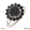 Ring 5018-ON mit echter Schwarzem Onyx