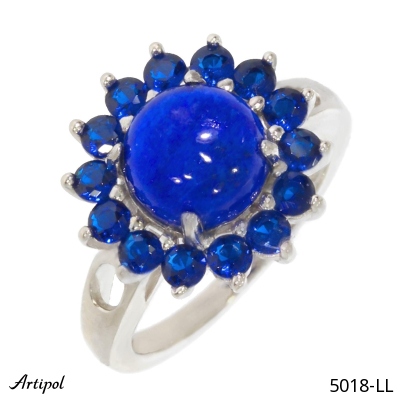 Ring 5018-LL with real Lapis lazuli