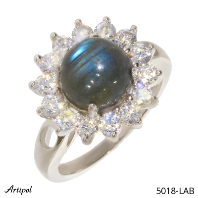 Bague 5018-LAB en Labradorite véritable