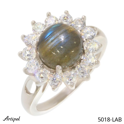 Ring 5018-LAB with real Labradorite