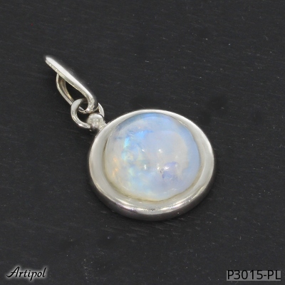 Pendant P3015-PL with real Moonstone