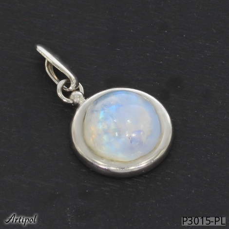 Pendentif P3015-PL en Pierre de lune véritable