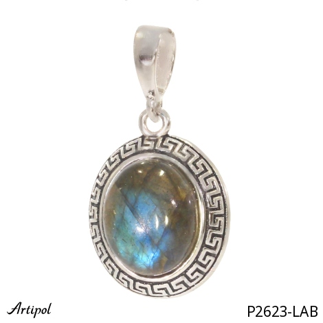 Pendant P2623-LAB with real Labradorite