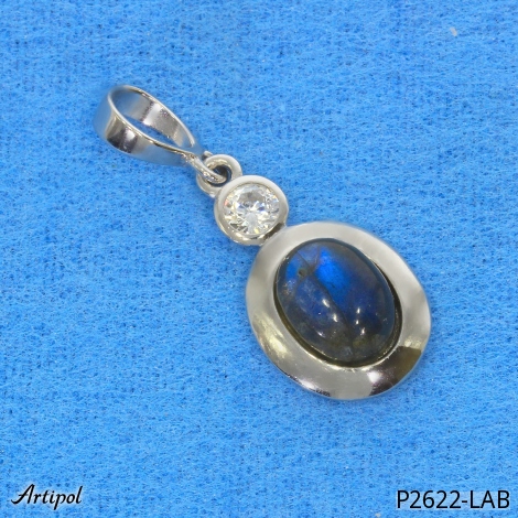 Anhänger P2622-LAB mit echter Labradorit